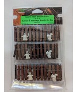 Lemax Spooky Town Collection 44135 Ghostie Wire Wooden Fence 2004 Hallow... - $20.70