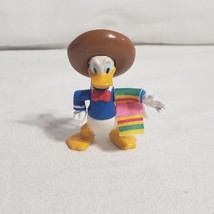 Vintage Disney Donald Duck 3&quot; The Three Caballeros Sombrero PVC Figurine - £3.96 GBP