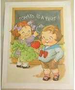 Campbell&#39;s Soup Kids Print  8 x 10 Tomato is a Fruit - £10.90 GBP