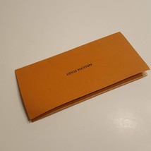 Louis Vuitton Receipt Holder Gold Envelope Folder 100% authentic  - $7.00