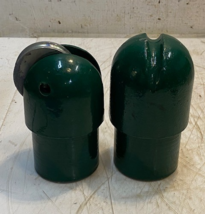 Green Replacement Pole Caps for Pickleball/Tennis 1 w/ Pulley 1 w/out Pu... - $29.99