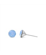 6mm Blue Swarovski Earrings | Small Crystal Studs | Swarovski Blue Opal ... - €15,60 EUR