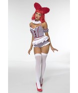 NWT Scary Clown Costume Womens M/L 4 Piece Broken Zipper - €8,45 EUR