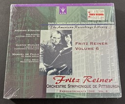 The American Recordings Library: Fritz Reiner, Vol. 6 (CD, Nov-1998, Lys) - £23.45 GBP