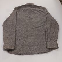 Crayers RN#139535 Men's L Brown Cotton Long Sleeve Heavyweight Button Up Shirt  image 2