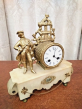 Reloj de sobremesa francés antiguo. Originales del siglo XVIII-XIX. - £236.98 GBP