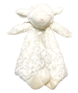 Baby Gund Winky Huggybuddy Lamb Plush Satin Stuffed Lovey Security White - £13.03 GBP