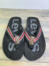 Levi&#39;s Kyle-Casual-J Flip Flops Men&#39;s Levis Sandals Shoes EUC 12? - £13.31 GBP