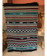  authentic handmade colorful wool rug 150x100 unique handwoven Moroccan rug  - $195.00