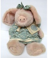 BOYD&#39;S BEARS J B Bean Series PIG PLUSH W/TAG Signed &quot;PRIMROSE&quot; 12&quot; RETIRED - £30.85 GBP