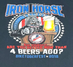 Iron Horse Saloon Biketoberfest Tshirt Sz 4XL Motorcycle US The Real Party Beers - £29.98 GBP