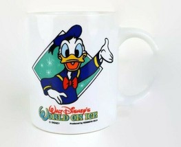 Donald Duck mug Walt Disney World on ice Renault Belgium 1995 vtg collectible - £8.84 GBP