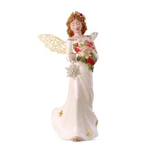 Hallmark Keepsake Christmas Ornament 2018 Year Dated, Winter Angel, Porc... - £30.02 GBP