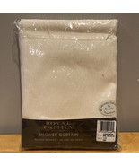 Royal Family By Cannon Shower Curtain Ivory 71x72” Vintage 100% Polyester - $368.46 MXN