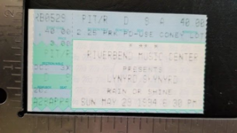 LYNYRD SKYNYRD / TED NUGENT - VINTAGE MAY 29, 1994 CONCERT TOUR TICKET STUB - $10.00