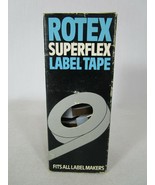 Vintage 1/4&quot; Labeling Label Tape Brown Primark Rotex New 10 Roll Lot Sup... - £19.73 GBP