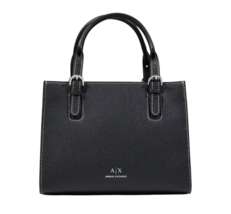 Armani Exchange Women Bag - Designer Black Tote Bag Fashion Handbag Casual Large - $247.32 CAD