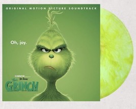 Dr. Seuss The Grinch Vinyl New! Exclusive Limited Clear W/ Yellow Splatter Lp - £29.86 GBP