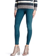 VINCE Skinny Ankle Zip Stretch Suede Leather Pants Teal Leggings $945, S... - $242.87 CAD