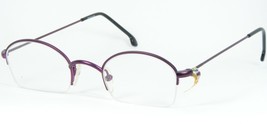Proksch&#39;s M-6 32 Purple Eyeglasses Glasses Metal Half Rim Frame M6 43-19-144mm - £62.57 GBP