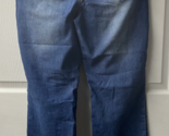 Earl Jeans Boot Cut Jeans Womens Size 12  Rhinestone Bling Flap Pockets - $19.98
