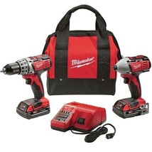 Milwaukee 2691-22 M18 Li-Ion 18V Compact Drill &amp; Impact Driver Kit - £243.52 GBP