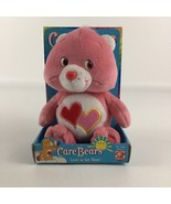 Care Bears Love-A-Lot 8” Plush Bean Bag Stuffed Animal Toy Vintage 2002 ... - $60.86 CAD