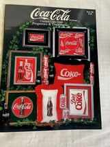 Coca Cola Counted cross stitch 8 design pattern book - £13.97 GBP