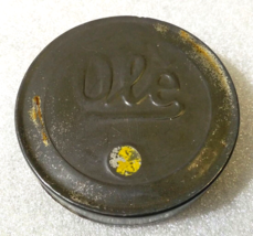 OLÉ ✱ Vintage Rare Grease Shoe Polish Cirage Tin Can Portugal 1940/50´s - £11.64 GBP
