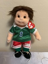 TY Beanie Kids TUMBLES with Green/Red Soccer Outfit TY Gear - $17.82