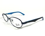 Ray-Ban RB1028 4000 Kinder Brille Rahmen Schwarz Blau Rund Voll Felge 46... - £33.62 GBP