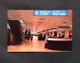 Lot 2 Postcards 60s Chicago IL OHare International Airport Aerial Planes  - £4.69 GBP