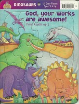 Jigsaw Puzzle God Your Works Are Awesome Psalm 66:3 Dinosaur - £1.57 GBP