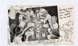 Kellogg Cereal Postcard Boys at Camp Having a Swell Time You Ought See Me Eat - £9.30 GBP