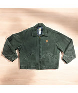Vintage Carhartt Detroit Jacket J146 MOS Size 2XL Moss Green Coat Worn P... - $467.11