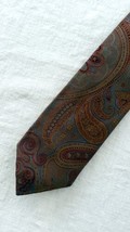 Robert Talbott Best Of Class Tie Rich Paisley Multicolor Necktie USA - £19.51 GBP