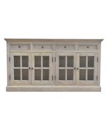 Stone Acid Wash Glazed Sideboard | Modern Storage - $1,650.99