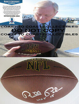 Bill Polian Buffalo Bills Indianapolis Colts signed football proof Becke... - $108.89