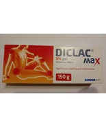 DICLAC MAX gel 5% 150 g Sandoz (PACK OF 2 ) pain, inflammation in muscles - $58.99