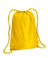 NWOT Bright Yellow Liberty Bags 8882  17" x 20 Inches cinch duro chord drawstrin - $5.00
