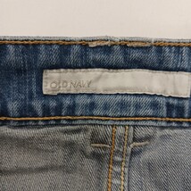 Old Navy RN#54023 Women's Blue Cotton Blend Denim Skirt Pockets Size 16 image 3