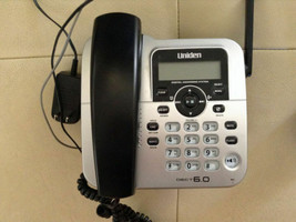 Uniden D1688 2 main charger base wPSU - 6.0 GHz cordless phone wireless remote - $26.70