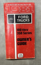 1981 Ford Pickup Truck Owners Manual F100 F150 F250 F350 Ranger XLT Lariat Guide - $12.82