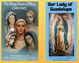 The Many Faces of Mary Book and Companion Our Lady of Guadalupe DVD Free Shippin - $550.32 MXN