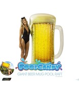 72 in Giant Beer Mug Beach &amp; Pool Inflatable Raft Float Brand New - £35.39 GBP