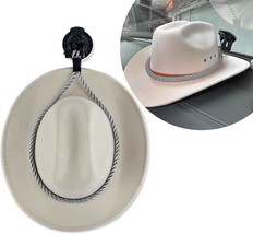 Cowboy Hat Mounts for Your Vehicle Hat Mounts with Suction Cup Hat Holder Rack t - £11.13 GBP