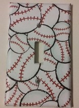 BASEBALL Light Switch Cover lighting outlet wall home decor kitchen kids room - $10.49