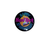 Vtg Hard Rock Cafe Happy 10th Anniversary Staff Hat Lapel Pin Button Pinback - £12.17 GBP