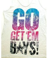 Go Get &#39;em Boys! Women&#39;s Size Sm Dallas Cowboys Authentic Sleeveless T-S... - $12.99