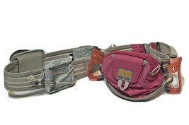 Nathan Speed 2 Fitness Running Belt Gray Pink Missing Bottles Plus Gray ... - £18.37 GBP